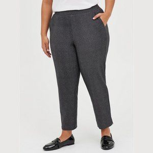 TORRID | Pull-OnTapered Pant - Luxe Ponte Herringbone Grey